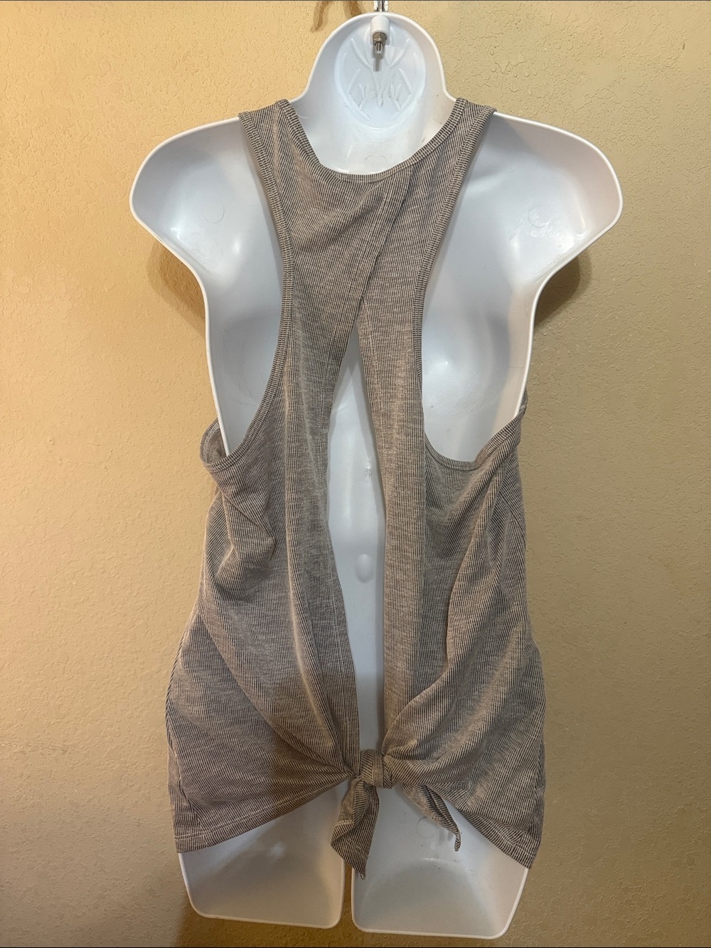 bcg Grey Racerback Tank Top - Picture 3 of 5